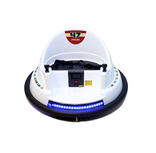 Battery Bumping Car for Kids | Battery Car for Child | Car for 2 to 4 Years Boy Girl - White