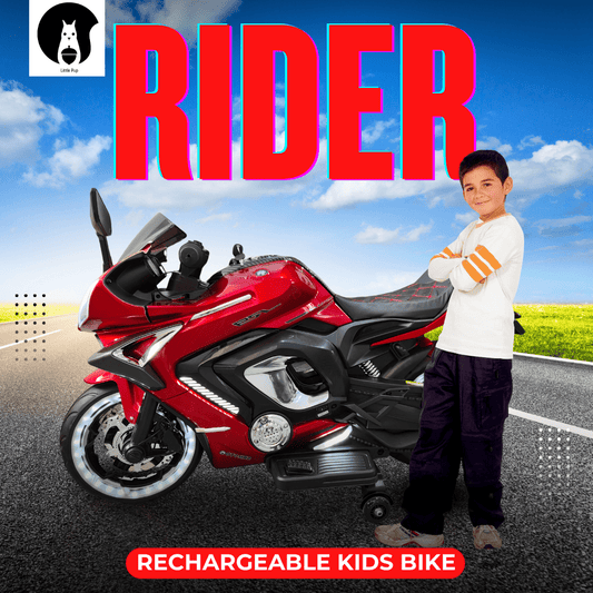 Yamaha R9 battery operated ride-on electric bike for kids with LED lights and music