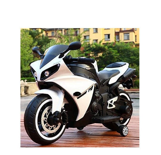 Electric R1 Bike For Kids | Bike For Child | R1 Bike For Kids | Age 1 to 8 Years - White
