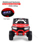 Ayaan Toys Ride on Battery Operated QUTE Giant Jeep for 1 to 4 Year Kids/Girls/Boys/Children/Toddlers to Drive, Red