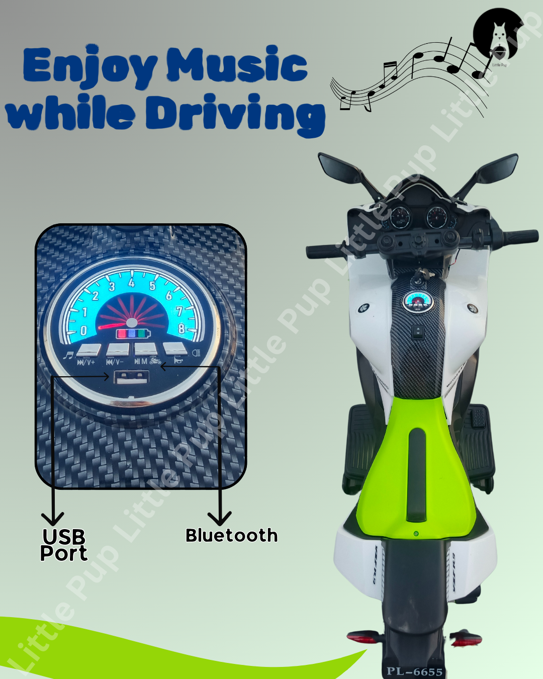 Yamaha R9 Bike Battery Operated Bike for Kids | Electric Bike for Child | LED Light & Music | Baby Ride on Toy Rechargeable Battery | for Kids to Drive 2 to 10 Years Boys and Girls