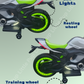Yamaha R9 Bike Battery Operated Bike for Kids | Electric Bike for Child | LED Light & Music | Baby Ride on Toy Rechargeable Battery | for Kids to Drive 2 to 10 Years Boys and Girls