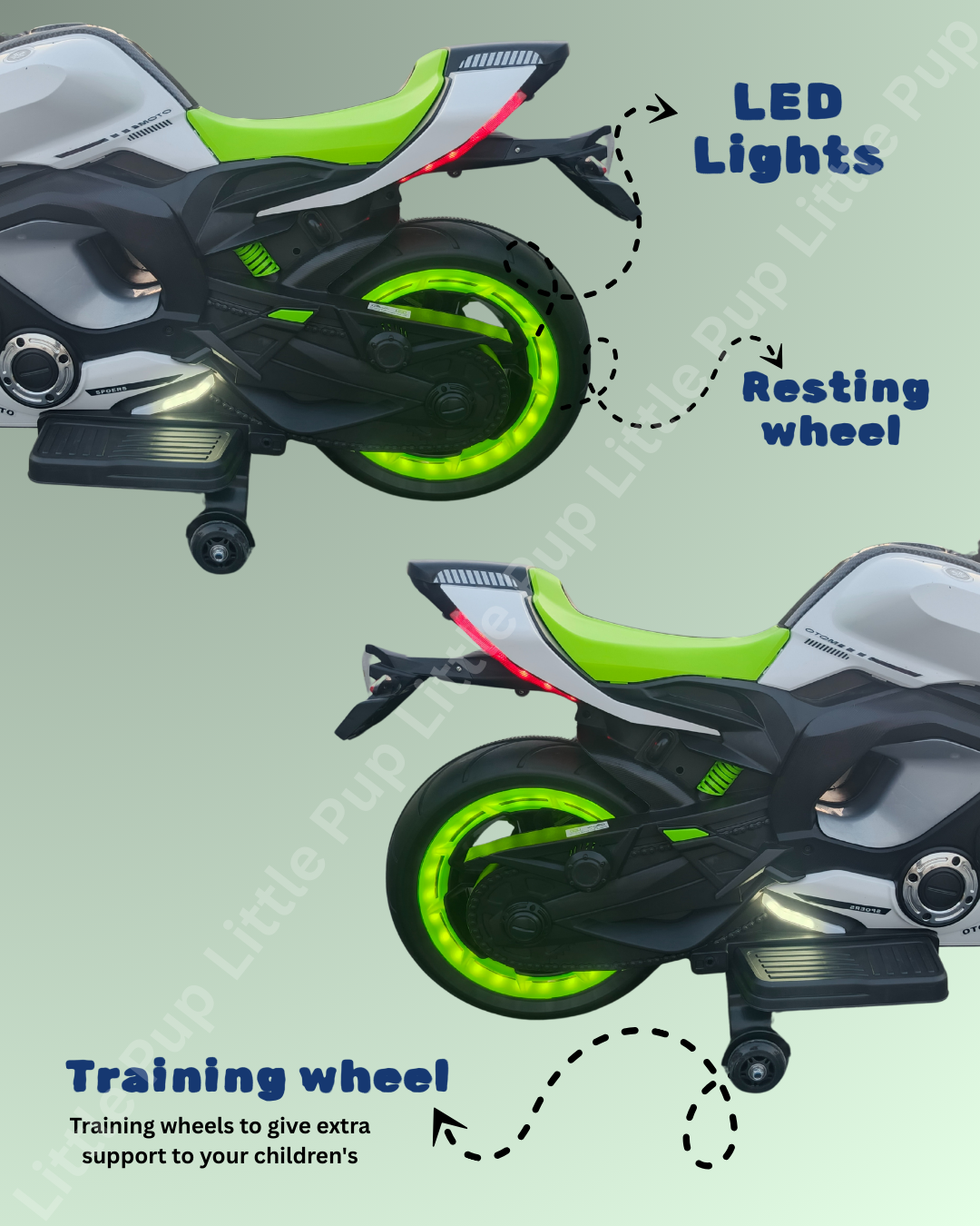 Yamaha R9 Bike Battery Operated Bike for Kids | Electric Bike for Child | LED Light & Music | Baby Ride on Toy Rechargeable Battery | for Kids to Drive 2 to 10 Years Boys and Girls