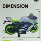 Yamaha R9 Bike Battery Operated Bike for Kids | Electric Bike for Child | LED Light & Music | Baby Ride on Toy Rechargeable Battery | for Kids to Drive 2 to 10 Years Boys and Girls