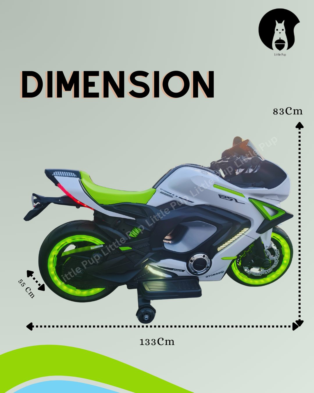 Yamaha R9 Bike Battery Operated Bike for Kids | Electric Bike for Child | LED Light & Music | Baby Ride on Toy Rechargeable Battery | for Kids to Drive 2 to 10 Years Boys and Girls