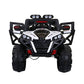 Electric Ride on for Kids with 12V Battery, Swing Option, Music System, Spring Suspension and Remote Control - Color White Age 2 to 7 Years
