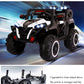 Electric Ride on for Kids with 12V Battery, Swing Option, Music System, Spring Suspension and Remote Control - Color White Age 2 to 7 Years