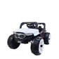 Battery Operated Jeep for Kids  KV695 Big Wheeler| The Electric Ride on Car with 2x6v Batteries, Music System Swing and Remote Jeep for 2 to 4 Years Children to Drive (White)