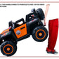 Electric Ride on for Kids | Battery Car For 1 to 7 Year Kids | Car For Kids with Swing Option, Music System, Spring Suspension and Remote Control- Orange