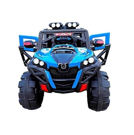 Ayaan Toys 4x4 Stylish HT2188 Jeep for Heavy Duty, Maximum Weight Capacity 50kg, 5 Motors. 12v -Large Size- Blue For 2yr - 7 Year