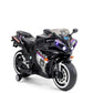 Battery Operated Ride on Bike for Kids of Age 2 to 8 Years- Electric Rechargeable Kids Bike with Hand Race, Music,Led Lights - Black