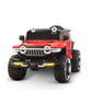 Rechargeable 4x4  Battery Operated Monster Jeep Ride On Kids Jeep with Light, Music, Rechargeable Battery Operated Jeep for Kids Drive (Red) Age 1 to 7 Years
