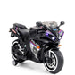Battery Operated Ride on Bike for Kids of Age 2 to 8 Years- Electric Rechargeable Kids Bike with Hand Race, Music,Led Lights - Black
