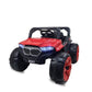 Battery Operated Jeep for Kids   KV695 Big Wheeler |The Electric Ride on Car with 2x6v Batteries, Music System Swing and Remote Jeep for 2 to 4 Years Children to Drive (Red)