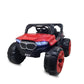 Battery Operated Jeep for Kids   KV695 Big Wheeler |The Electric Ride on Car with 2x6v Batteries, Music System Swing and Remote Jeep for 2 to 4 Years Children to Drive (Red)
