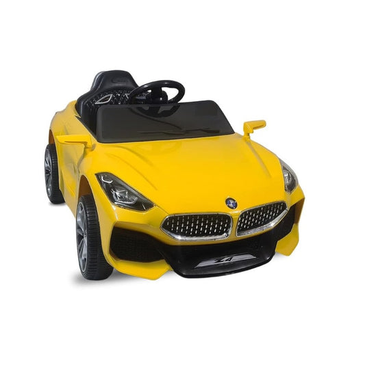 Letzride Z4 Rechargeable Battery Operated Ride on Car for Kids with Remote Control, 1 to 4 Year, Yellow