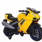 Letzride Battery Operated Electric Sports Ride on Battery Bike for 1 to 6 Years Kids/Boys/Girls with 12V Battery Operated/Music System/Working Lights/Training Wheels-Yellow