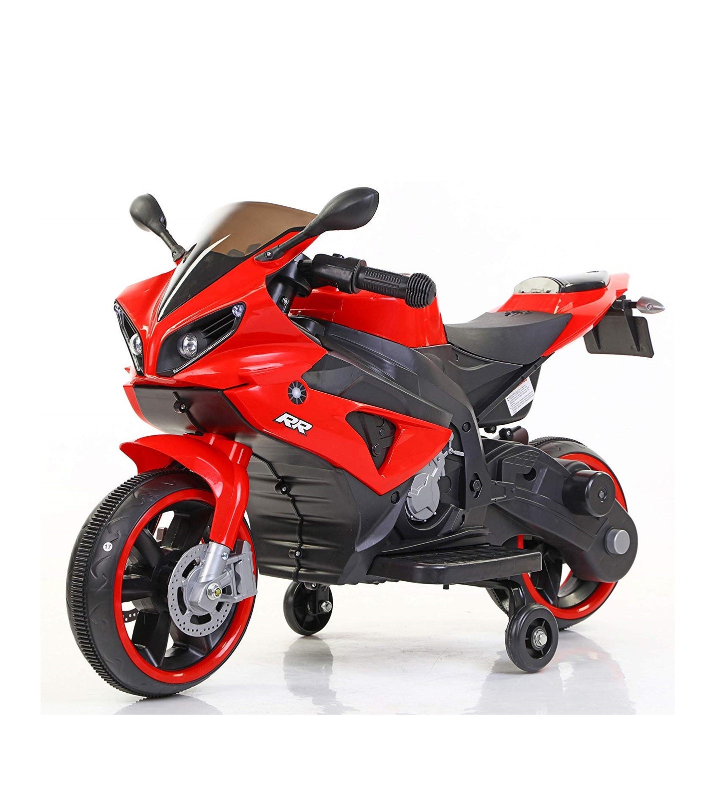 Letzride Mini Yamaha R1 Bike with Rechargeable Battery Operated Ride On Bike - Red (1 to 2.5 Years)