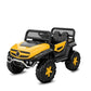 Battery Operated Ride on Jeep for Kids with Music, Lights and Swing- Electric Remote Control Ride on Jeep for Children to Drive of Age 1 to 6 Years-Yellow