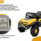 Battery Operated Ride on Jeep for Kids with Music, Lights and Swing- Electric Remote Control Ride on Jeep for Children to Drive of Age 1 to 6 Years-Yellow