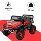 Battery Operated Ride on Jeep for Kids with Music, Lights and Swing- Electric Remote Control Ride on Jeep for Children to Drive of Age 1 to 6 Years-Red