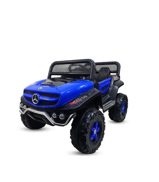 Letzride 2288 Battery Operated Ride on Jeep for Kids with Music, Lights and Swing- Electric Remote Control Ride on Jeep for Children to Drive of Age 1 to 6 Years-Blue