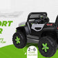 Battery Operated Ride on Jeep for Kids with Music, Lights and Swing- Electric Remote Control Ride on Jeep for Children to Drive of Age 1 to 6 Years-Orange