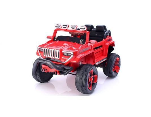 Letzride Jeep BC1200 4X4 Toy Ride on Electric with Wireless Remote with Bluetooth Mp3 Music and Rechargeable Battery Operated for Boys and Girls [1 to 8 Years, Large, Red]