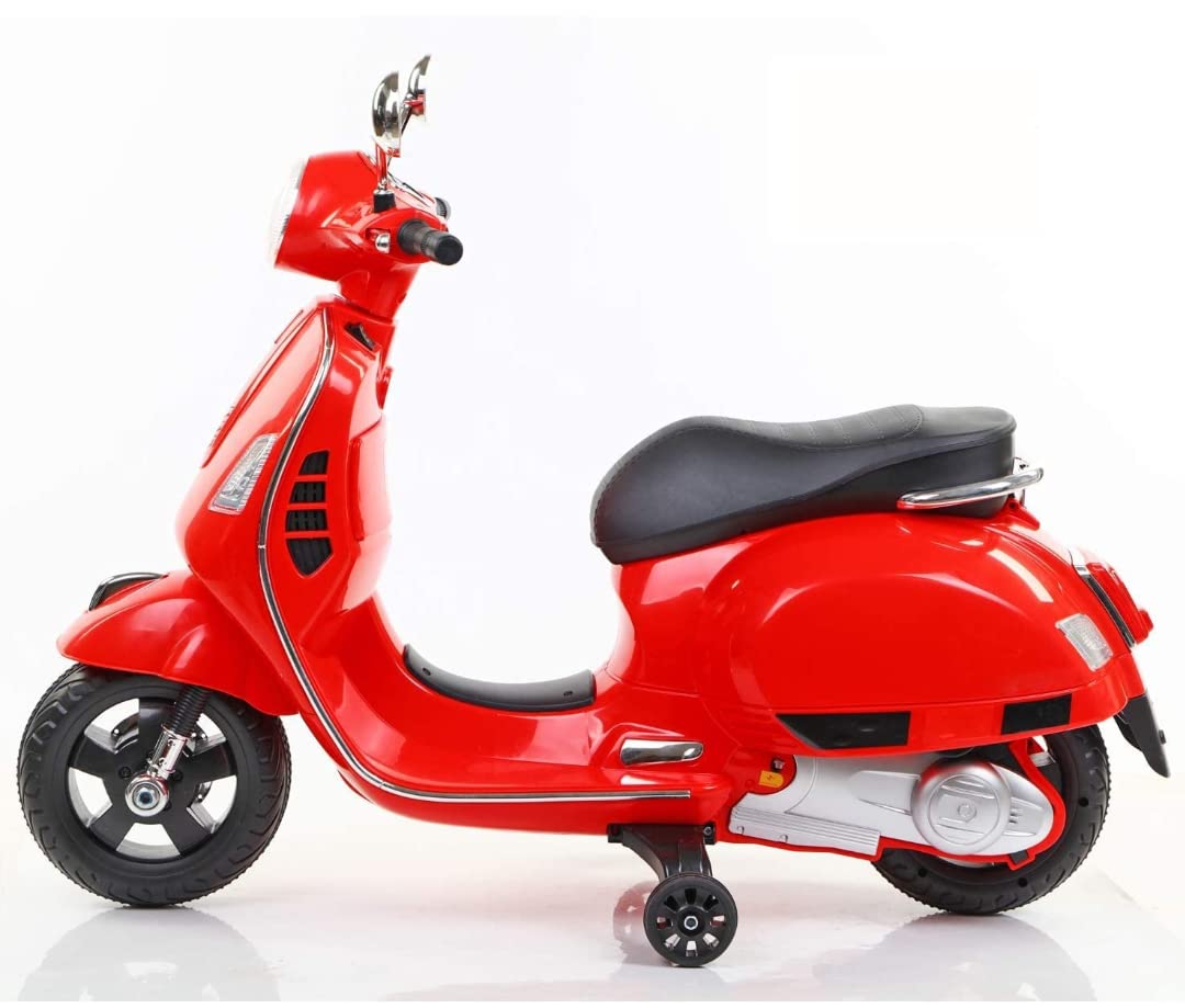 Electric Scooter for Kids | Scooter for Child | Battery Scooter with Foot Accelerator-Red
