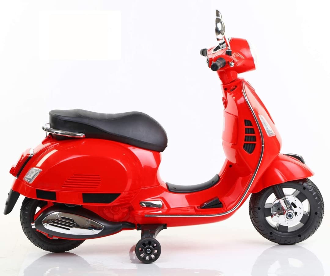 Electric Scooter for Kids | Scooter for Child | Battery Scooter with Foot Accelerator-Red