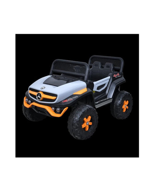 Letzride 2288 Battery Operated Ride on Jeep for Kids with Music, Lights and Swing- Electric Remote Control Ride on Jeep for Children to Drive of Age 1 to 6 Years-Orange