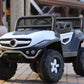 Battery Operated Ride on Jeep for Kids with Music, Lights and Swing- Electric Remote Control Ride on Jeep for Children to Drive of Age 1 to 6 Years-White