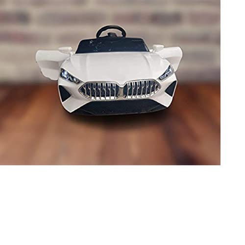 Battery Operated Car For KIDS| Ride on for Kids with Battery and Music System (White) Age 1 to 4 Years