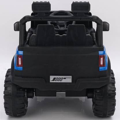 Electric Ride On MERC Jeep for Kids with Remote Control, Music Light 1-6 Yrs Jeep Battery Operated Ride On (Blue)