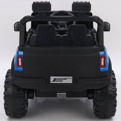 Letzride Electric Ride On MERC Jeep for Kids with Remote Control, Music Light 1-6 Yrs Jeep Battery Operated Ride On (Blue)