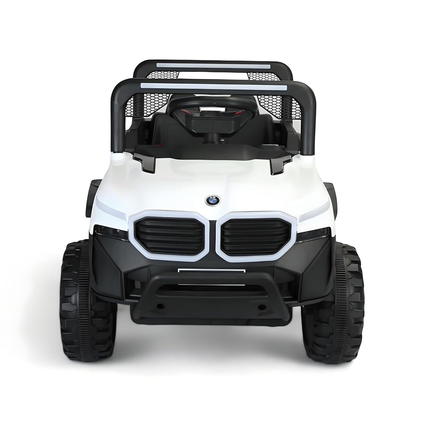 Battery-Operated Ride-on Jeep for Kids | Battery car For Kids | Suitable for Children Aged 2 to 5 Years - White