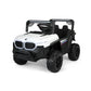 AYAAN TOYS Battery-Operated Ride-on Jeep for Kids, Featuring Dual Control Mode, Swing Function Equipped with Seat Belts & Suspension Springs, Suitable for Children Aged 2 to 5 Years - White