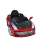 Letzride 1008 Electric Car for Kids to Drive of Age 1 to 4 Years, The Painted 12V Battery Operated Ride on Car with Music, Bluetooth Remote, Flashing Lights and Swing (Metallic Red)