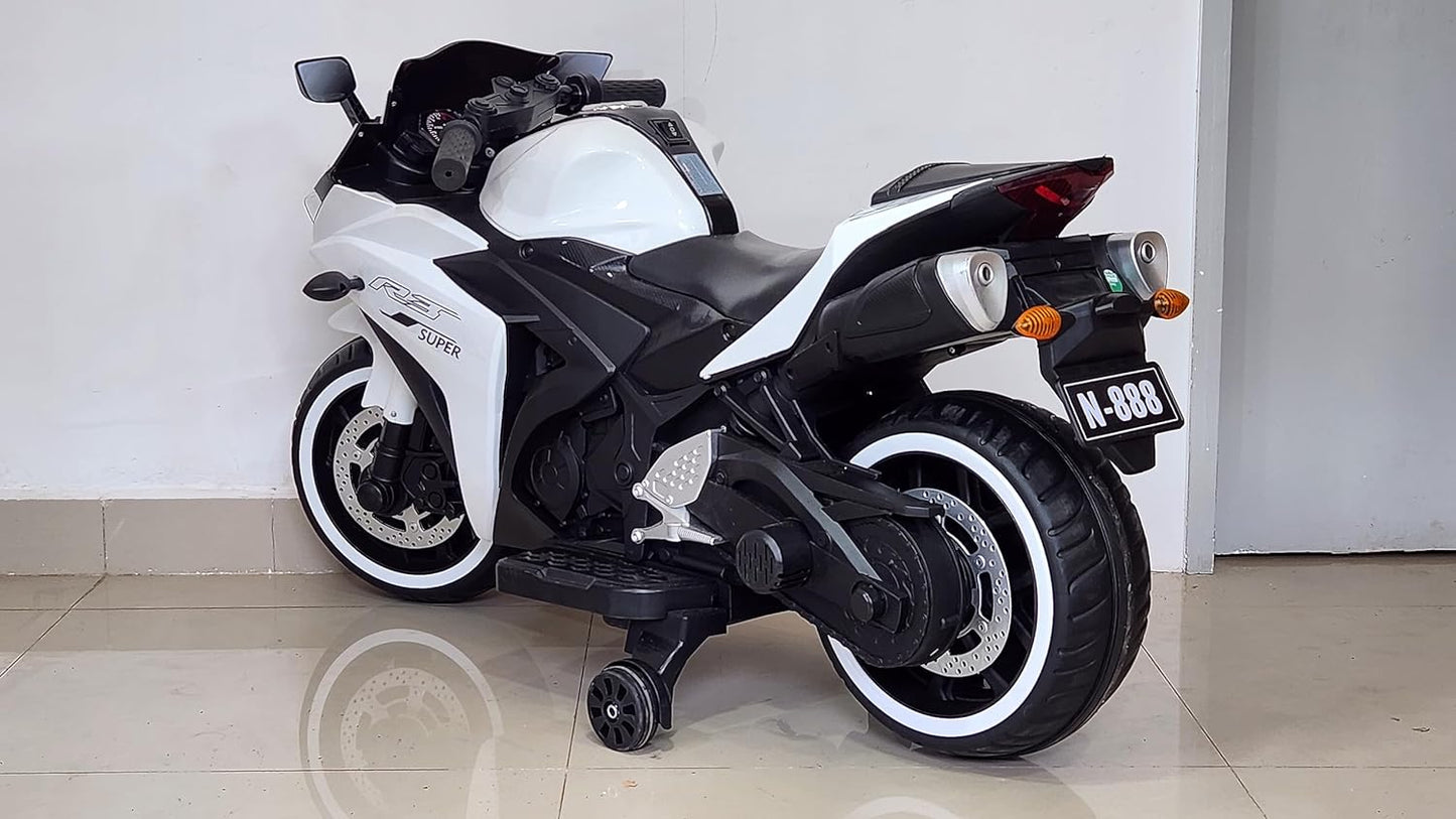 Electric Bike R3 for Kids | Battery Bike |  Electric Ride-On for Kids [Ages 2 to 5 Years- White