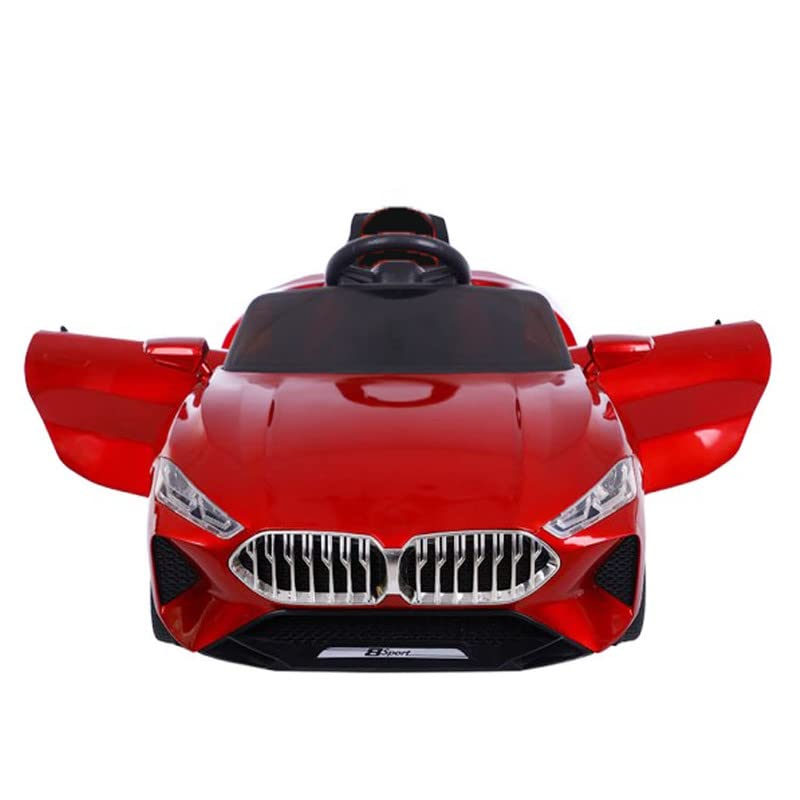 Letzride Kids Rechargeable Battery Operated Ride on Car with Swing. Music, Lights and Bluetooth Remote- The Sports Look Electric Car for Kids of Age 1 to 6 Years (Metallic Red)