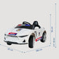 Ayaan ToysElectric Police Car for Kids: a Thrilling Rechargeable Ride-on car Adventure Complete with Lights and Siren, Available in a Sleek White Design. Age 1 to 4 Year