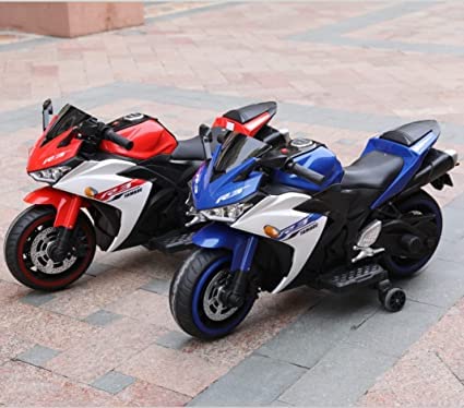 Battery Operated Bike For Kids| R3 Mountain Battery Operated Ride On Motor Bike for Kids, 2 to 7 Years, Red & White