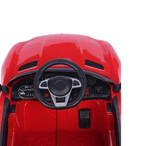Kids Ride on Car with 12V Battery, Music and Swing Option, Parental Remote-Red Age - 1 to 4 Years
