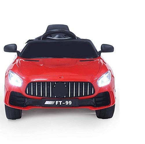 Letzride Famous Kids Ride on Car with 12V Battery, Music and Swing Option, Parental Remote-Red Age - 1 to 4 Years