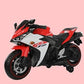 Battery Operated Bike For Kids| R3 Mountain Battery Operated Ride On Motor Bike for Kids, 2 to 7 Years, Red & White