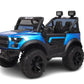 Ayaan Toys Battery Operated 4x4 Big Size Jeep 12V Battery Jeep Battery Operated Ride On -Blue Age 1 to 7 Years