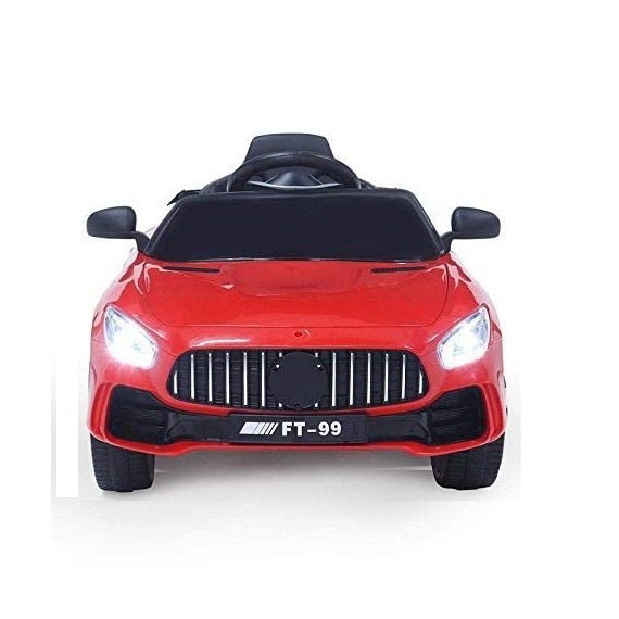 Letzride Famous Kids Ride on Car with 12V Battery, Music and Swing Option, Parental Remote-Red Age - 1 to 4 Years