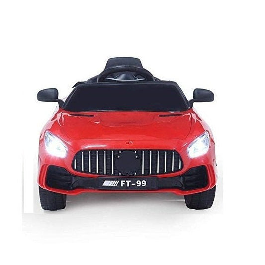 Letzride Famous Kids Ride on Car with 12V Battery, Music and Swing Option, Parental Remote-Red Age - 1 to 4 Years