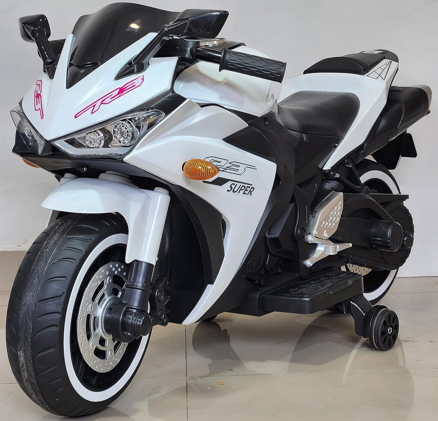 Electric Bike R3 for Kids | Battery Bike |  Electric Ride-On for Kids [Ages 2 to 5 Years- White
