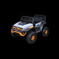 Letzride 2288 Battery Operated Ride on Jeep for Kids with Music, Lights and Swing- Electric Remote Control Ride on Jeep for Children to Drive of Age 1 to 6 Years-Orange